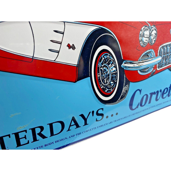 Corvette The Heartbeat of America Metal Sign Retro Man Cave Garage Decor Car - Picture 3 of 6